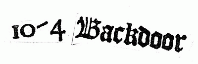 logo 10-4 Backdoor